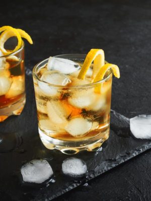Happy Cognac FIZZ cocktail