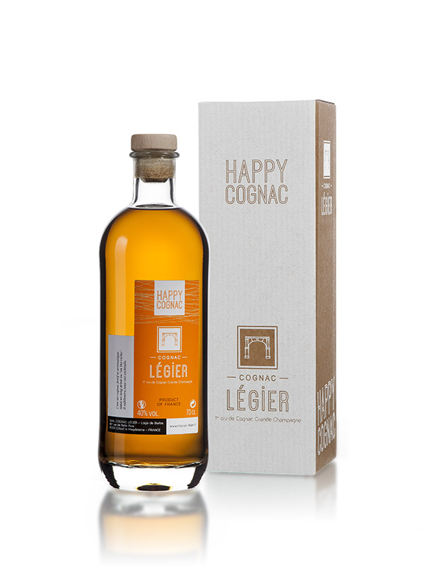 Happy Cognac - bottle case