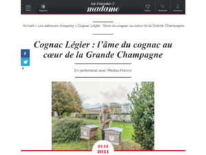 Le Cognac Légier mis à l’honneur !